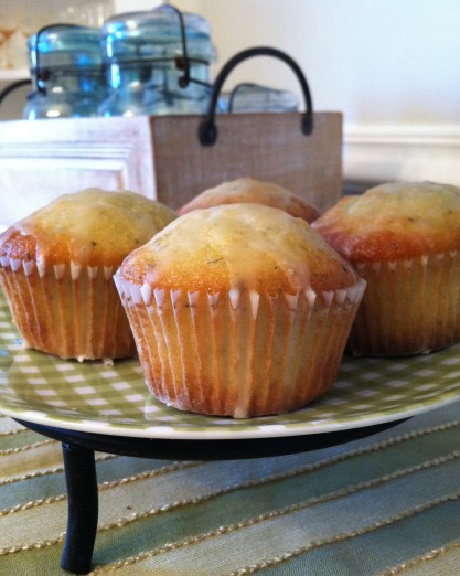 lavender-lemon muffins